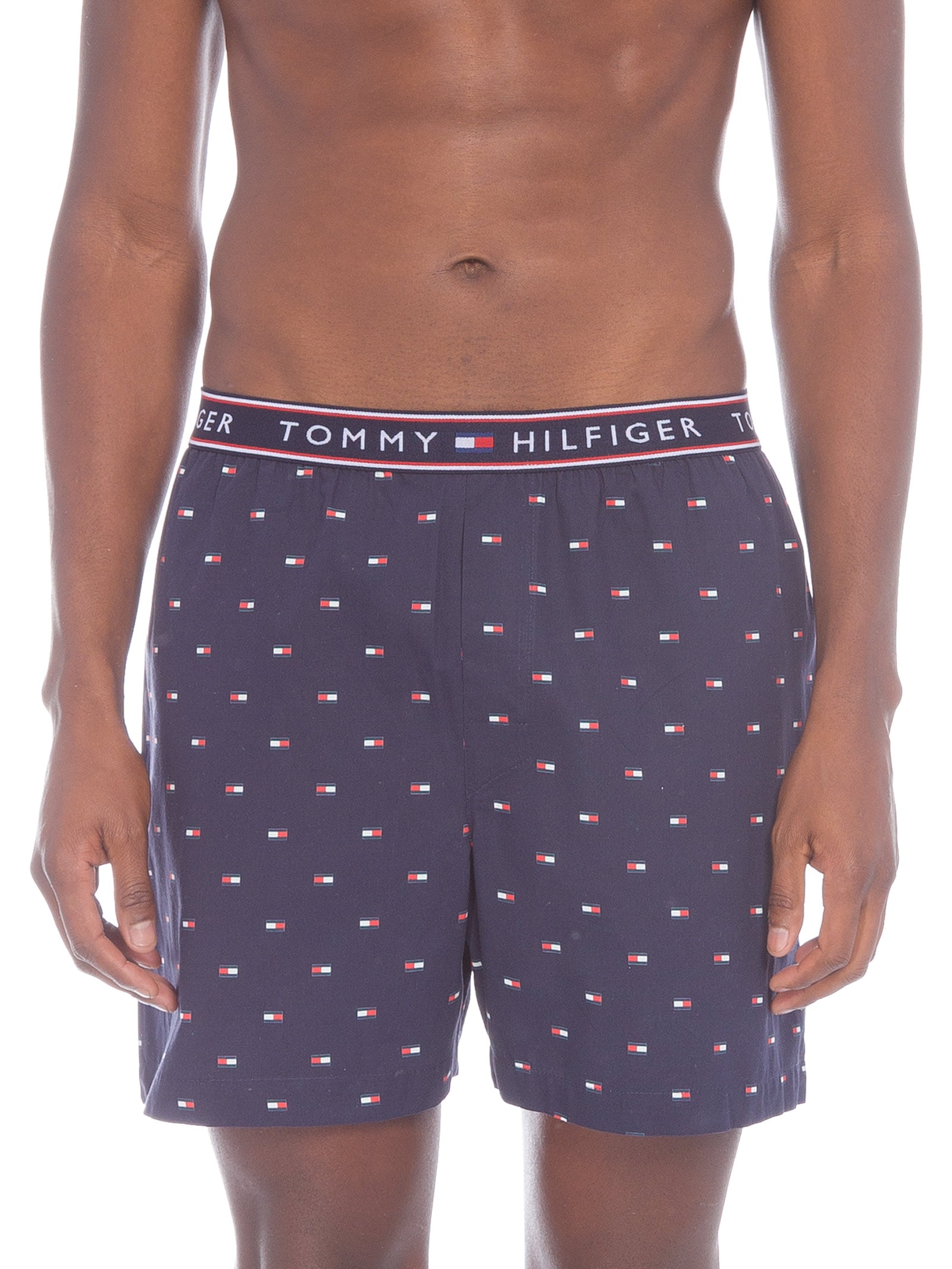 Cueca Samba Canção Algodão Azul Tommy Hilfiger