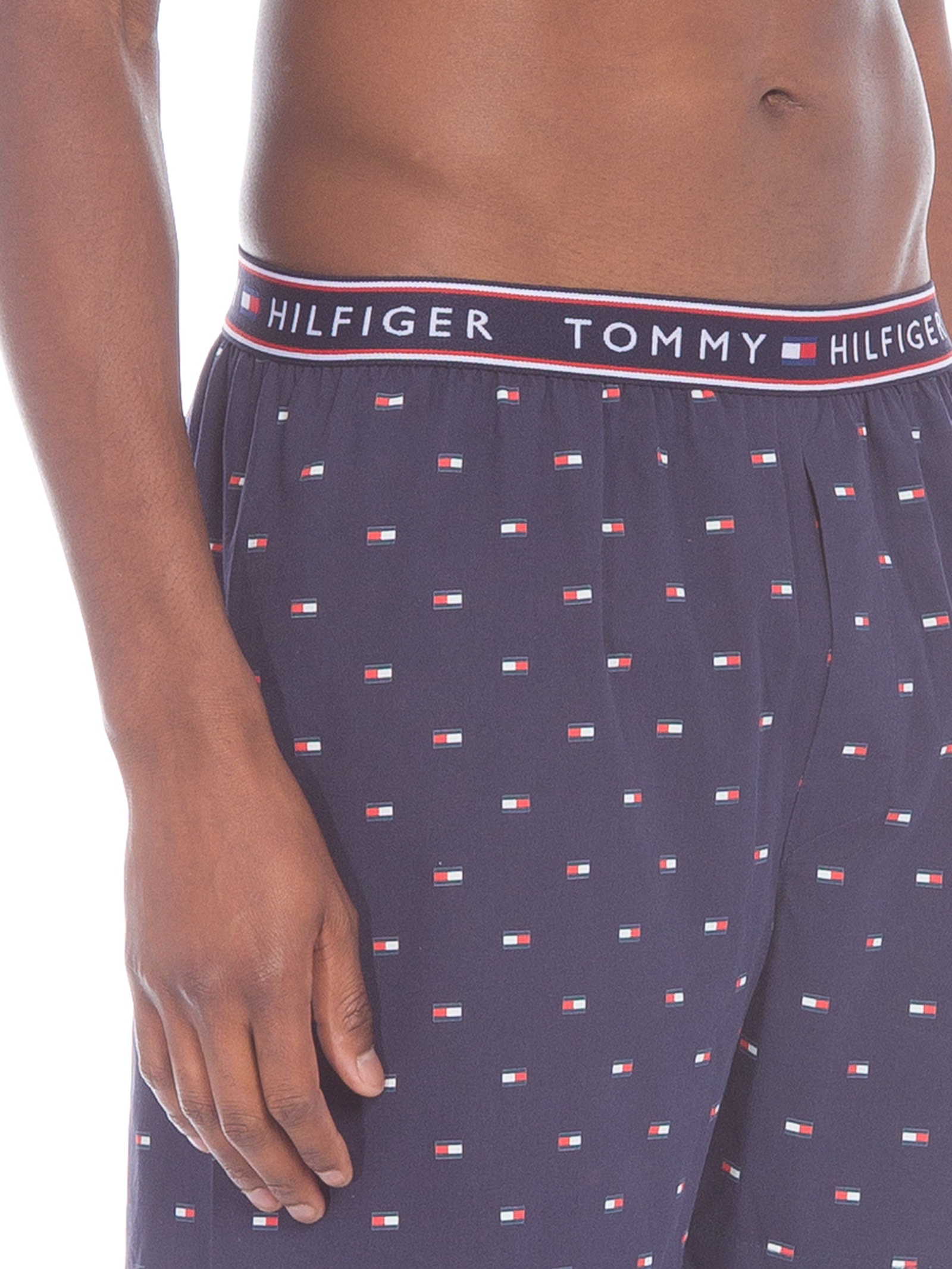 Cueca Samba Canção Algodão Azul Tommy Hilfiger