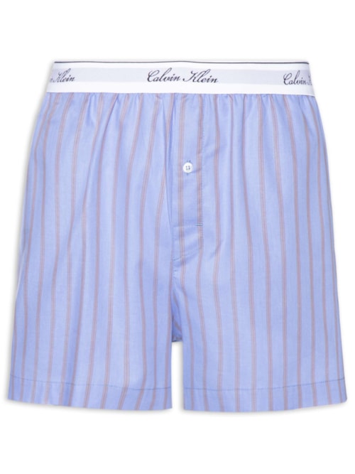 Cueca Samba Canção Algodão Icon Script – Azul