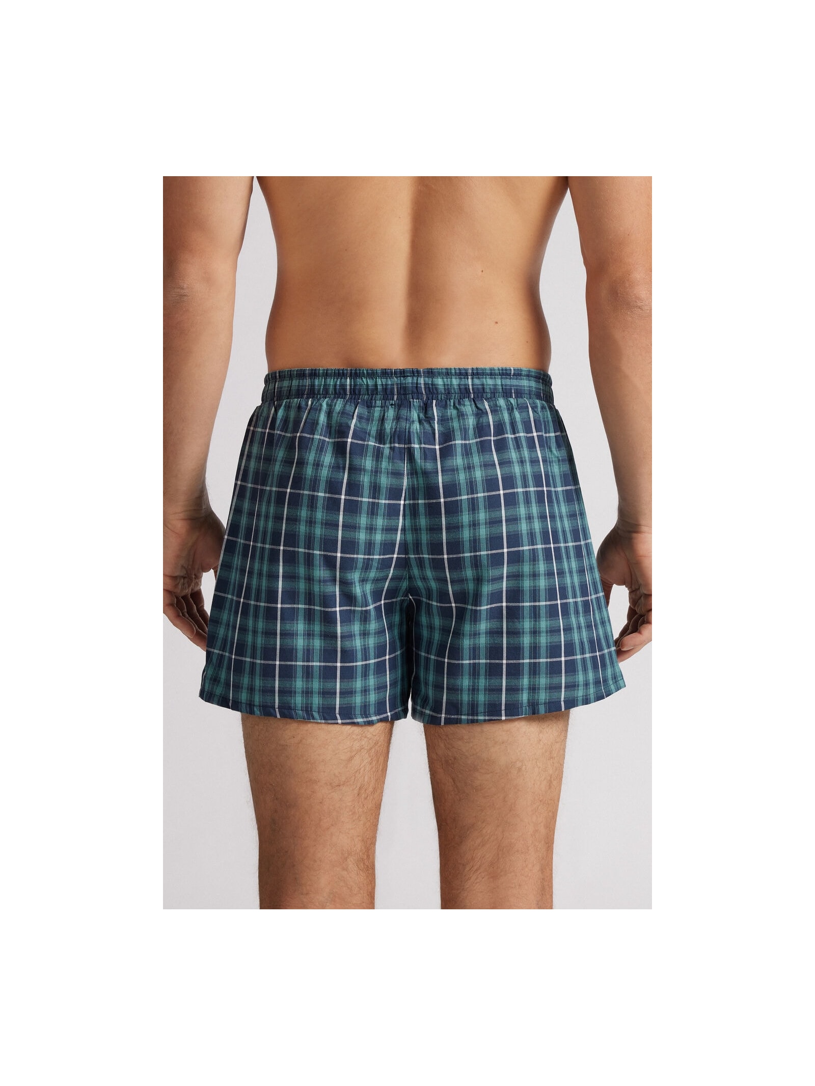 Cueca Samba Canção Em Algodão Azul Intimissimi