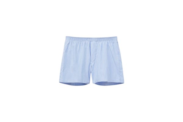 Cueca Samba Canção Em Algodão - Azul