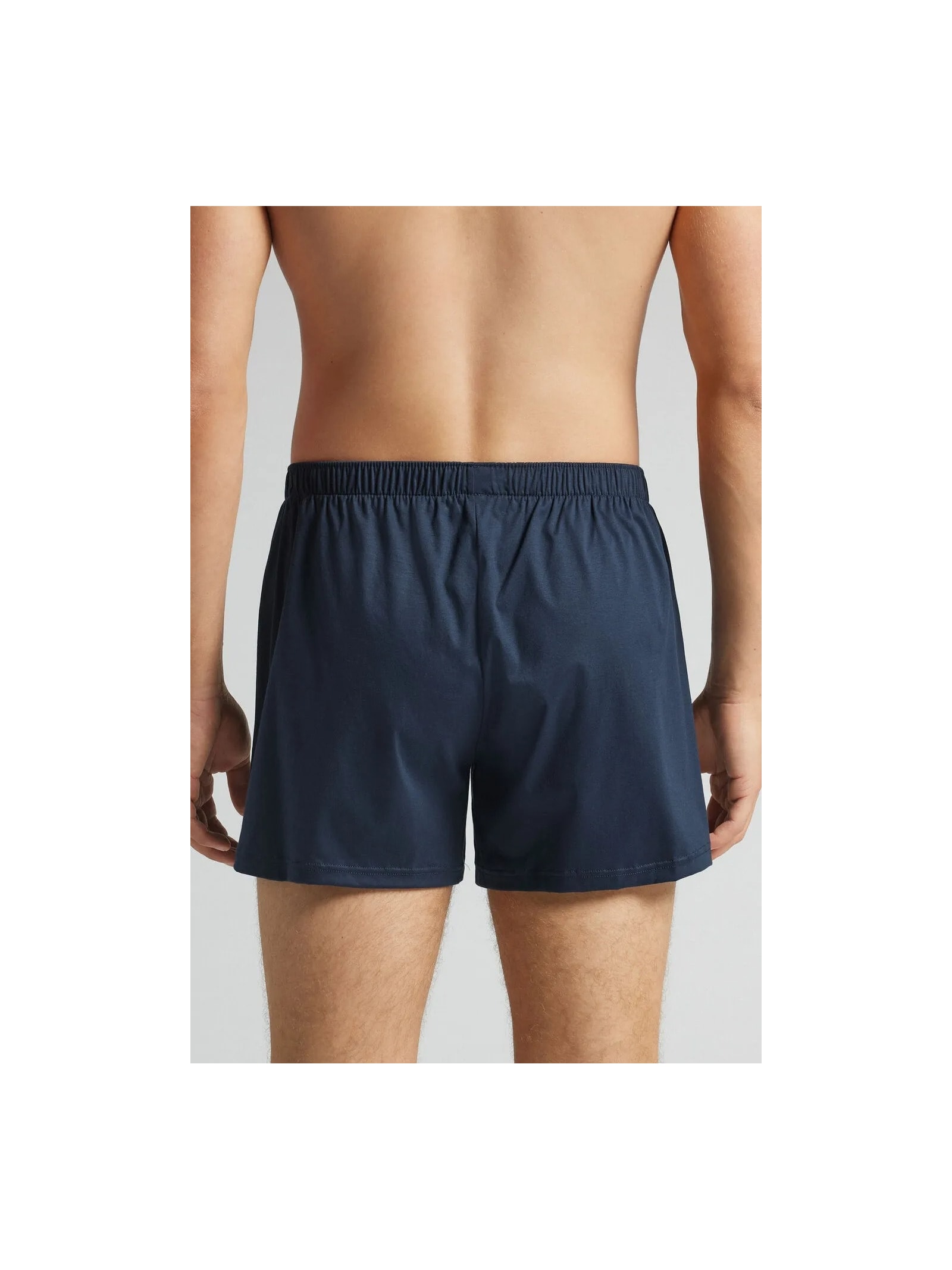 Cueca Samba Canção Em Algodão Premium Azul Intimissimi