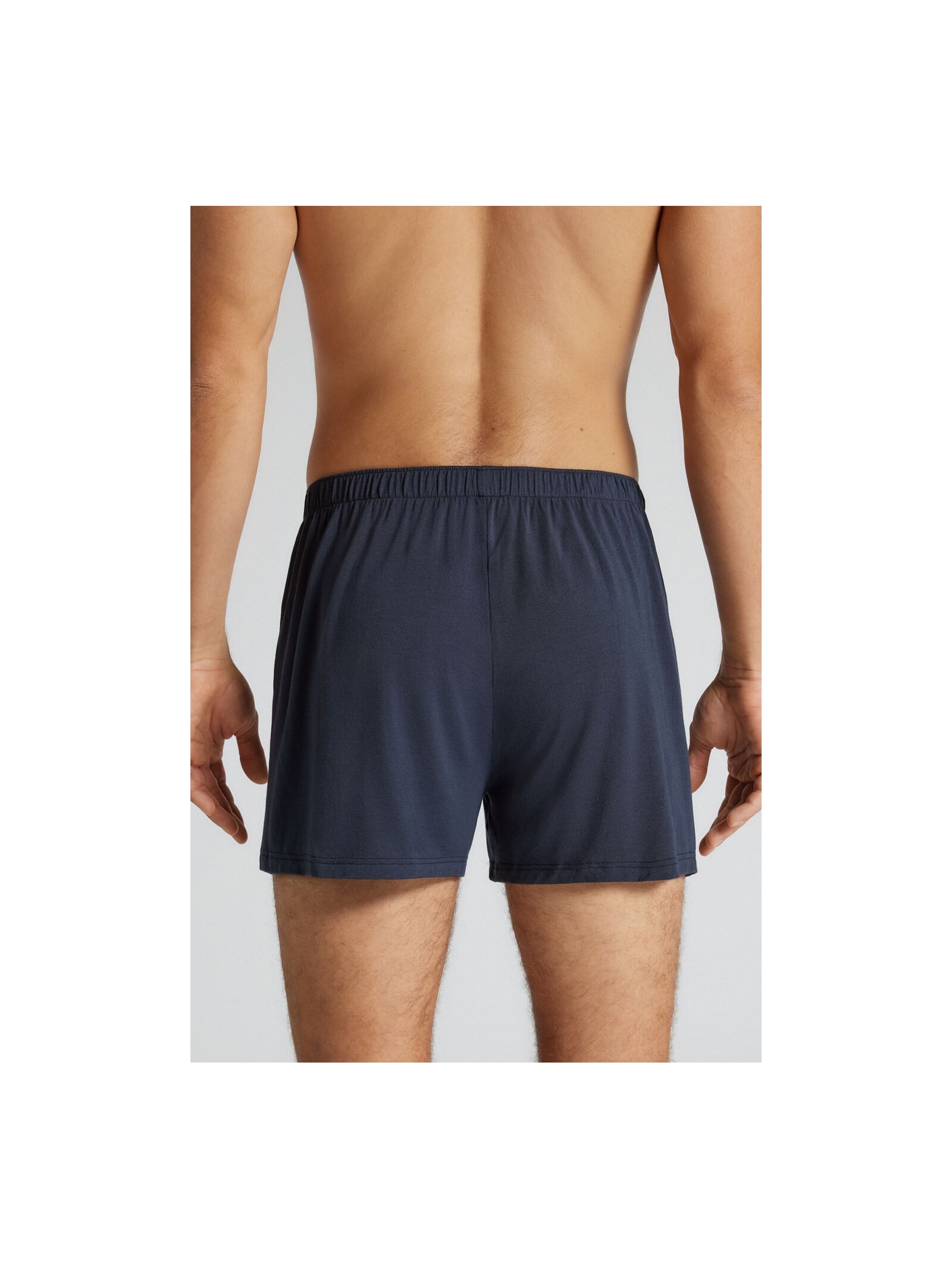 Cueca Samba Canção Em Modal e Seda Azul Intimissimi