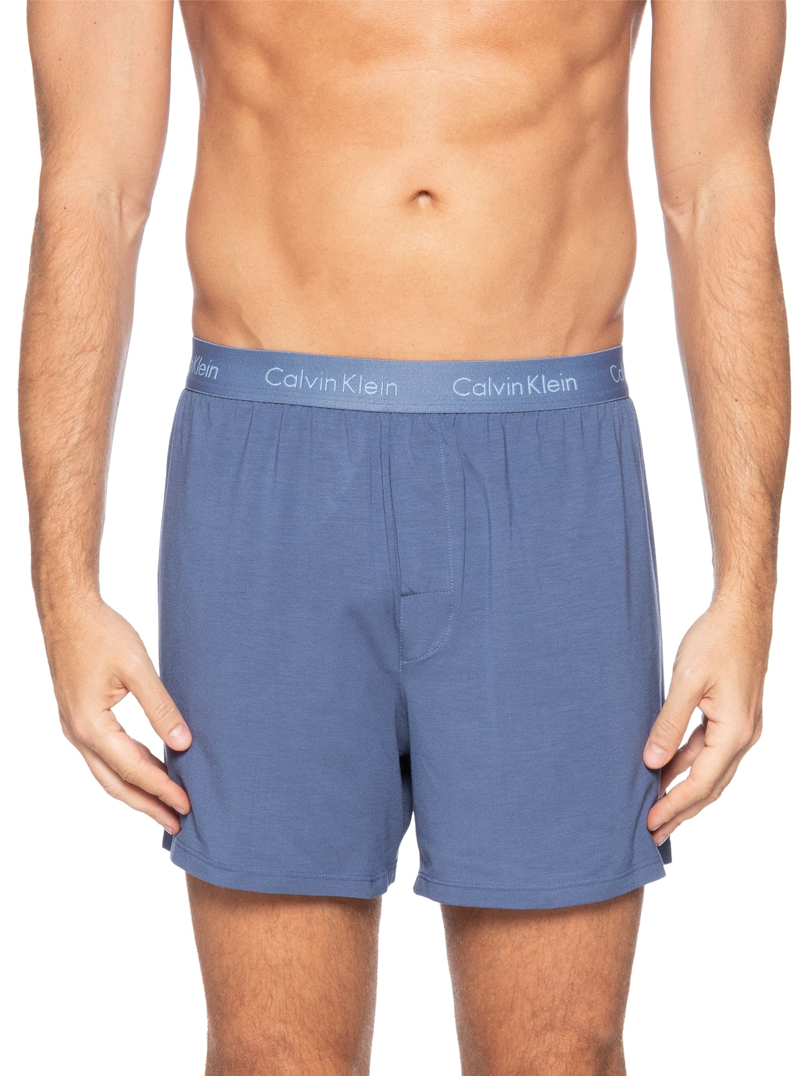 Cueca Samba Canção Modal Azul Calvin Klein Underwear