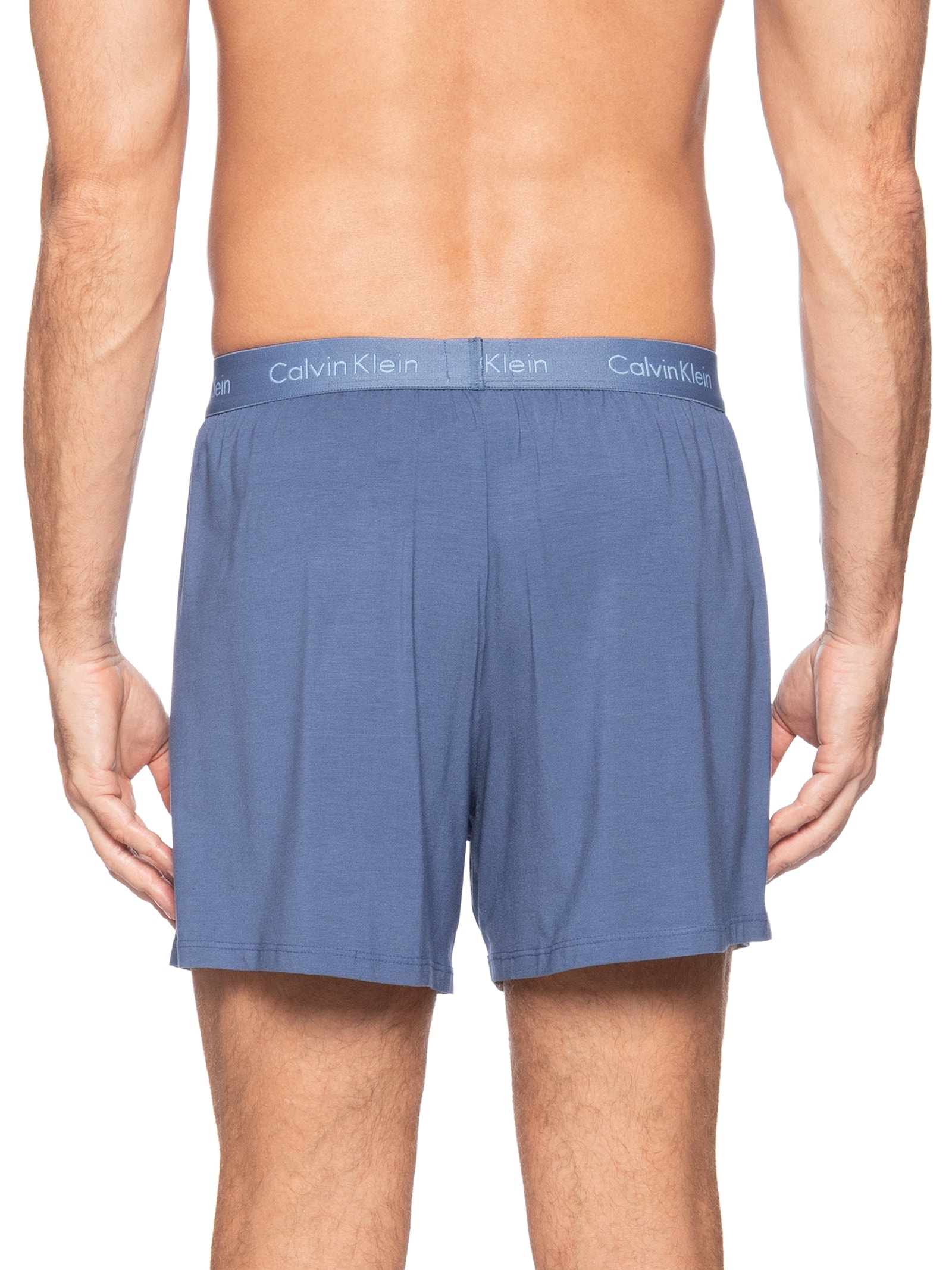 Cueca Samba Canção Modal Azul Calvin Klein Underwear