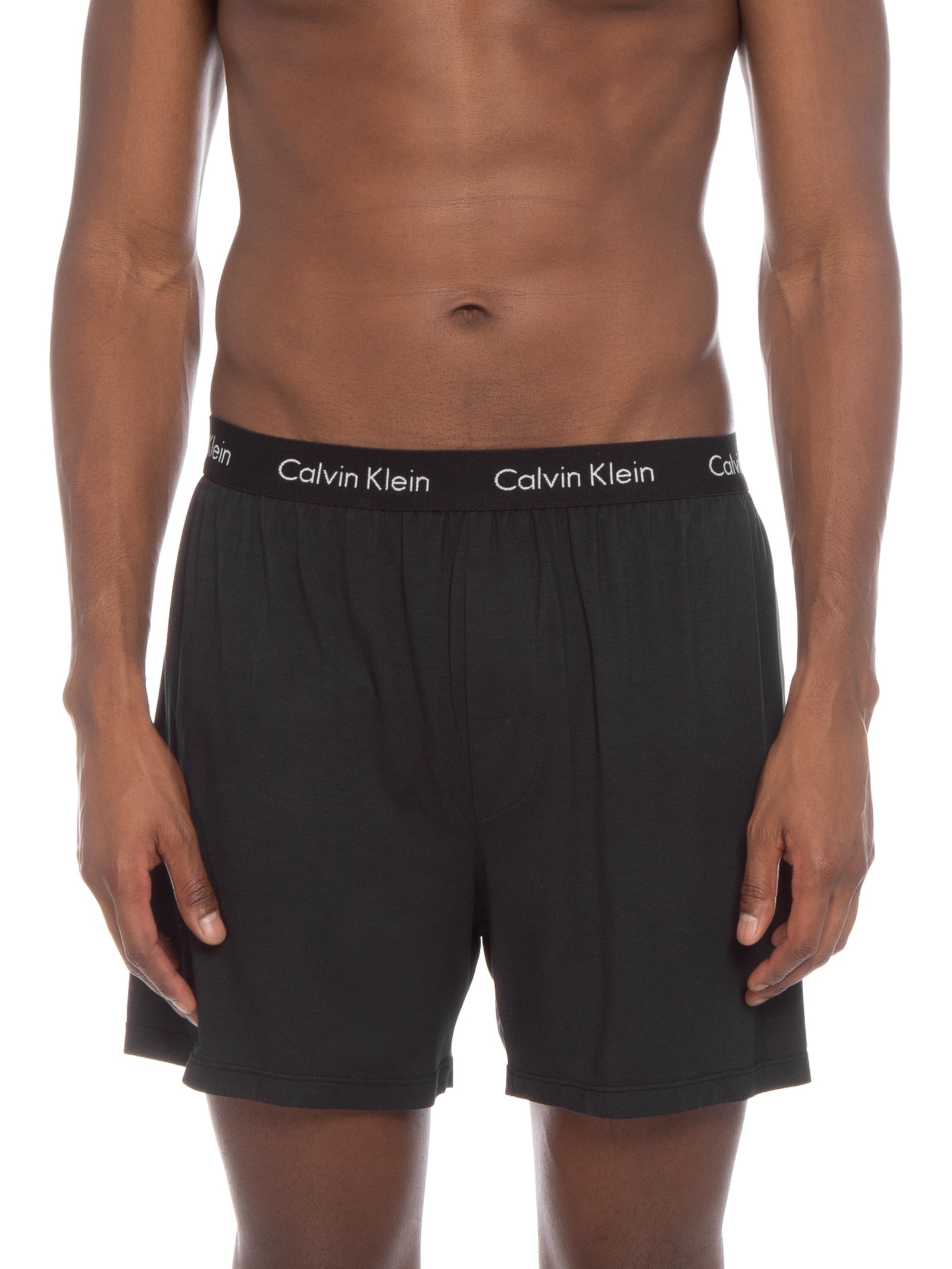 Cueca Samba Canção Modal Preto Calvin Klein Underwear