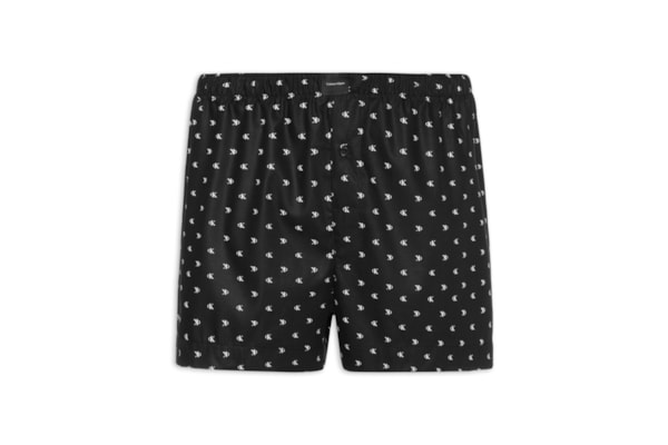 Cueca Samba Canção Modern Print Diamond - Preto