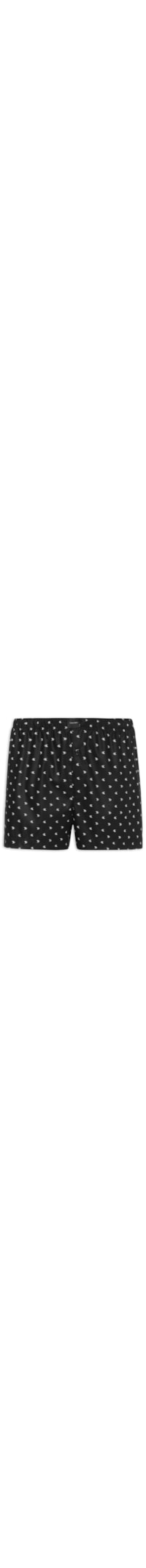 Cueca Samba Canção Modern Print Diamond - Preto
