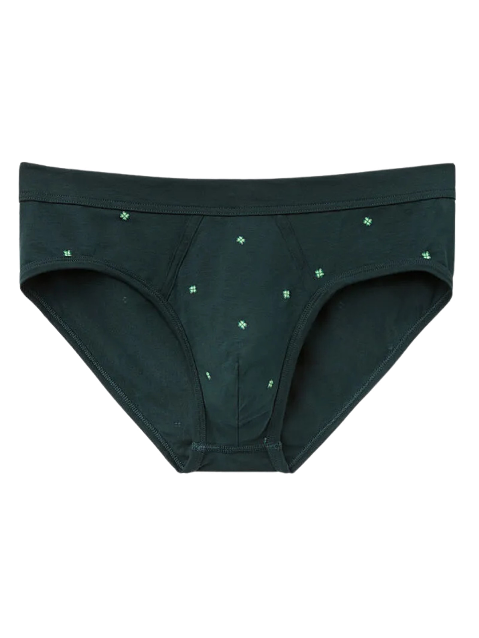 Cueca Slip Com Estampa De Trevos Em Algodão Supima Verde Intimissimi