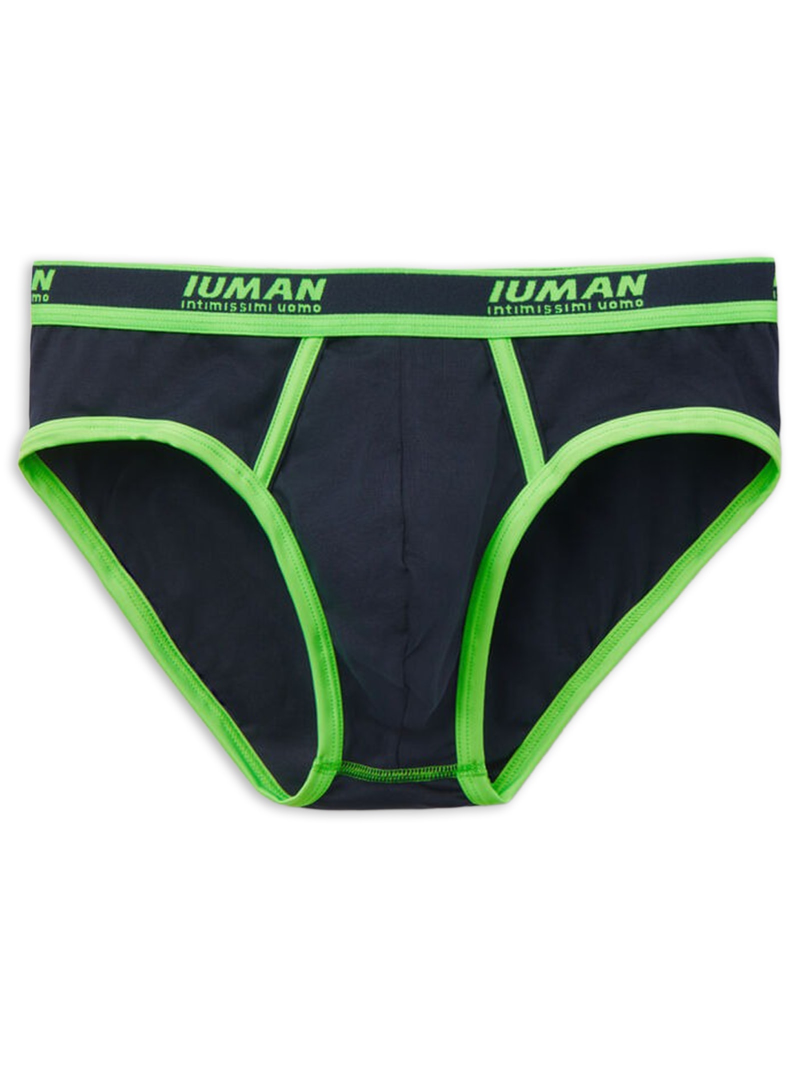 Cueca Slip Com Logotipo Em Algodão Supima Azul Intimissimi
