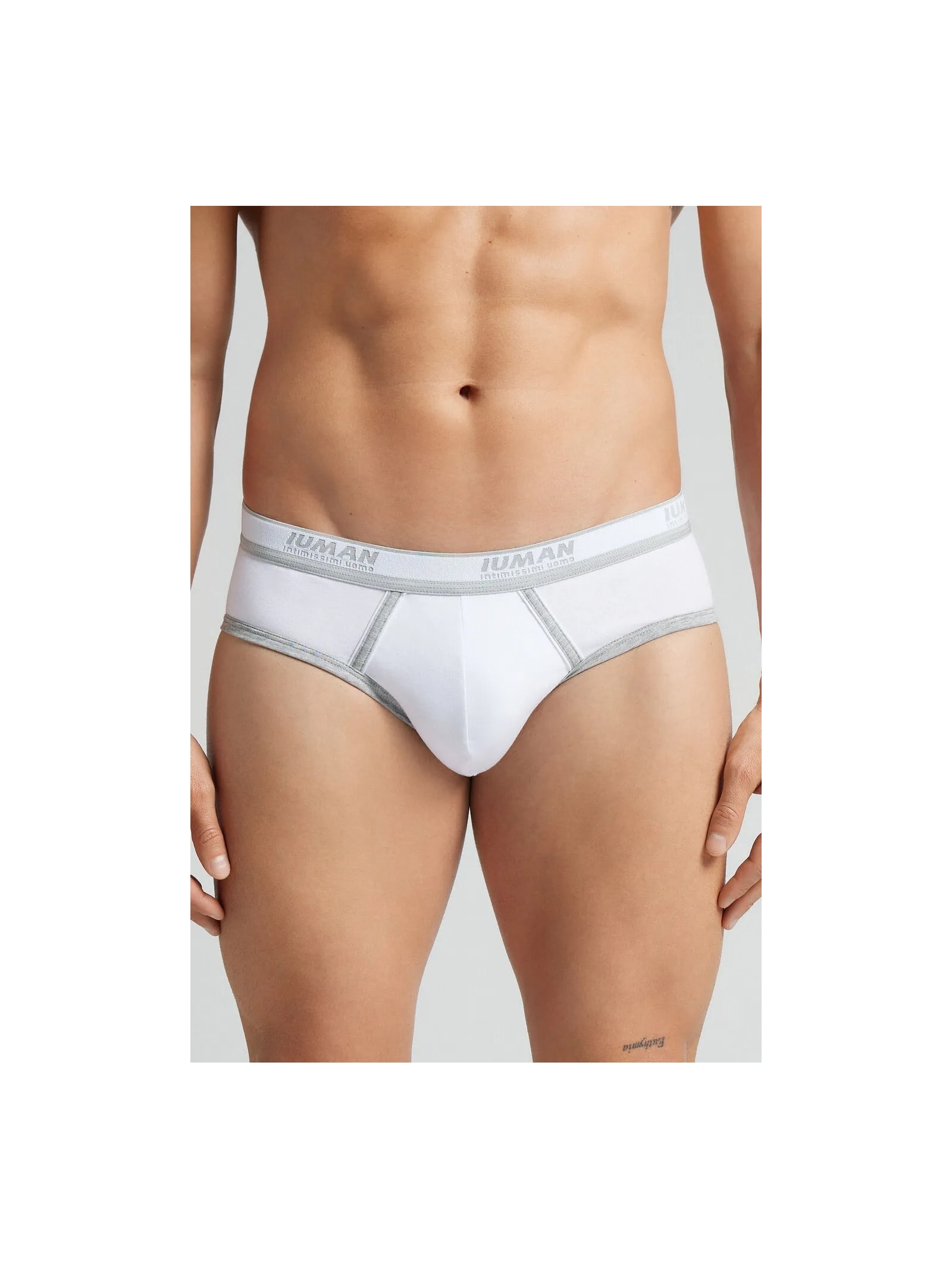 Cueca Slip Com Logotipo Em Algodão Supima Branco Intimissimi