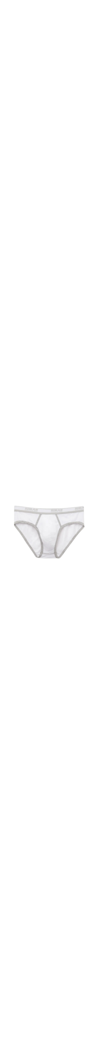 Cueca Slip Com Logotipo Em Algodão Supima - Branco