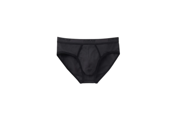 Cueca Slip Com Logotipo Em Algodão Supima - Preto