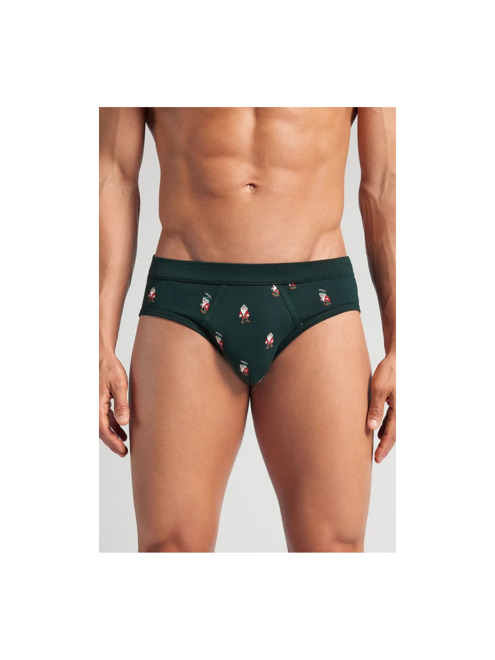 Cueca Slip Disney Zangado Em Algodão Supima Verde Intimissimi