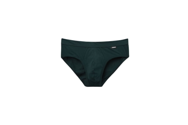 Cueca Slip Em Algodão Premium - Verde
