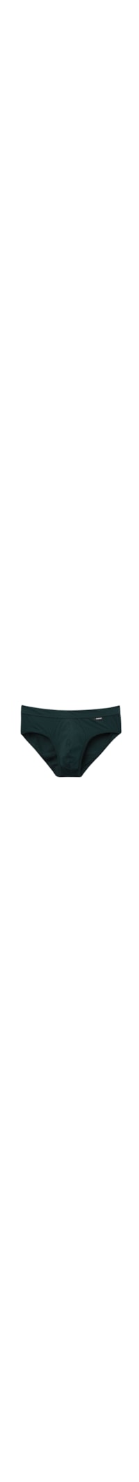 Cueca Slip Em Algodão Premium - Verde