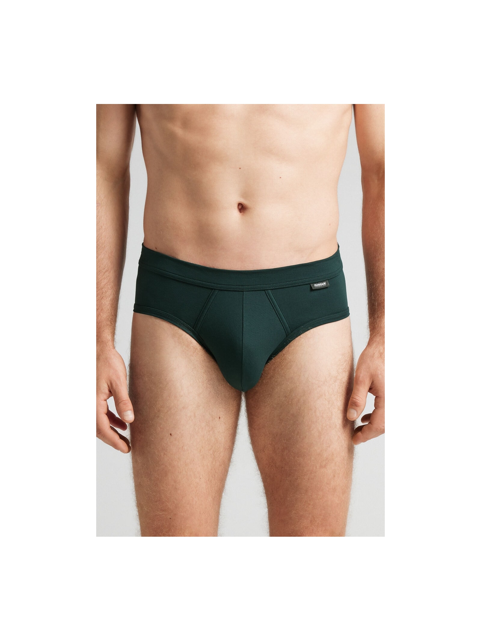 Cueca Slip Em Algodão Premium Verde Intimissimi
