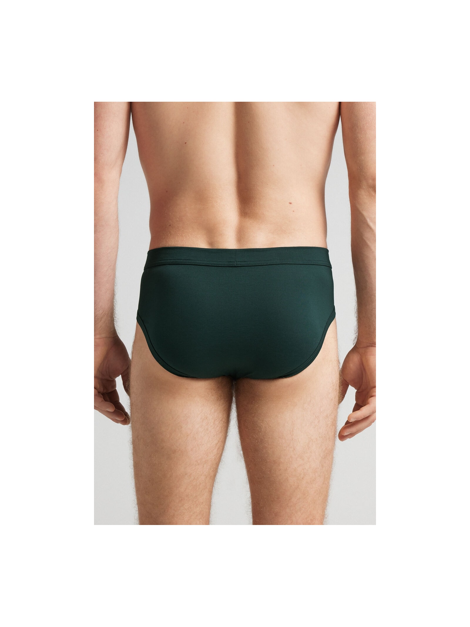 Cueca Slip Em Algodão Premium Verde Intimissimi