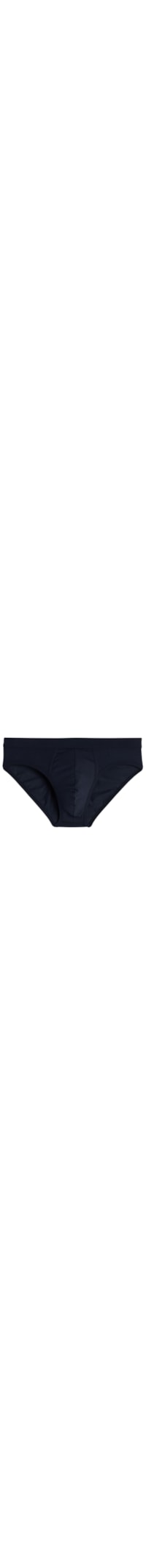 Cueca Slip Em Algodão Supima - Azul