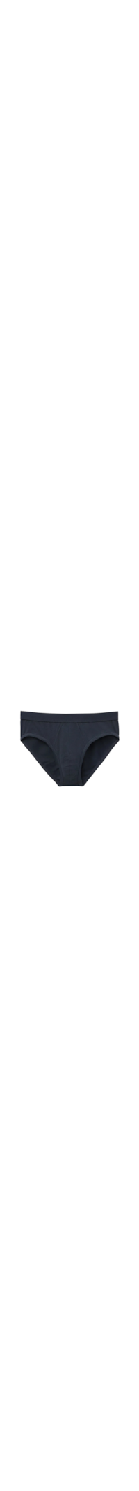Cueca Slip Em Algodão Supima Com Elástico Visível - Azul