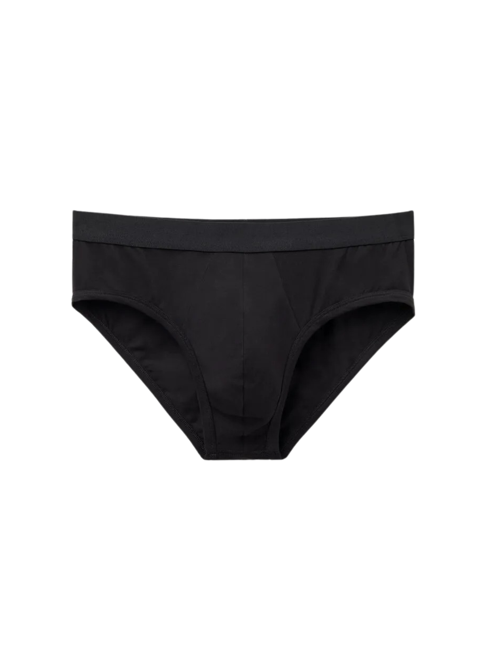 Cueca Slip Em Algodão Supima Com Elástico Visível Preto Intimissimi