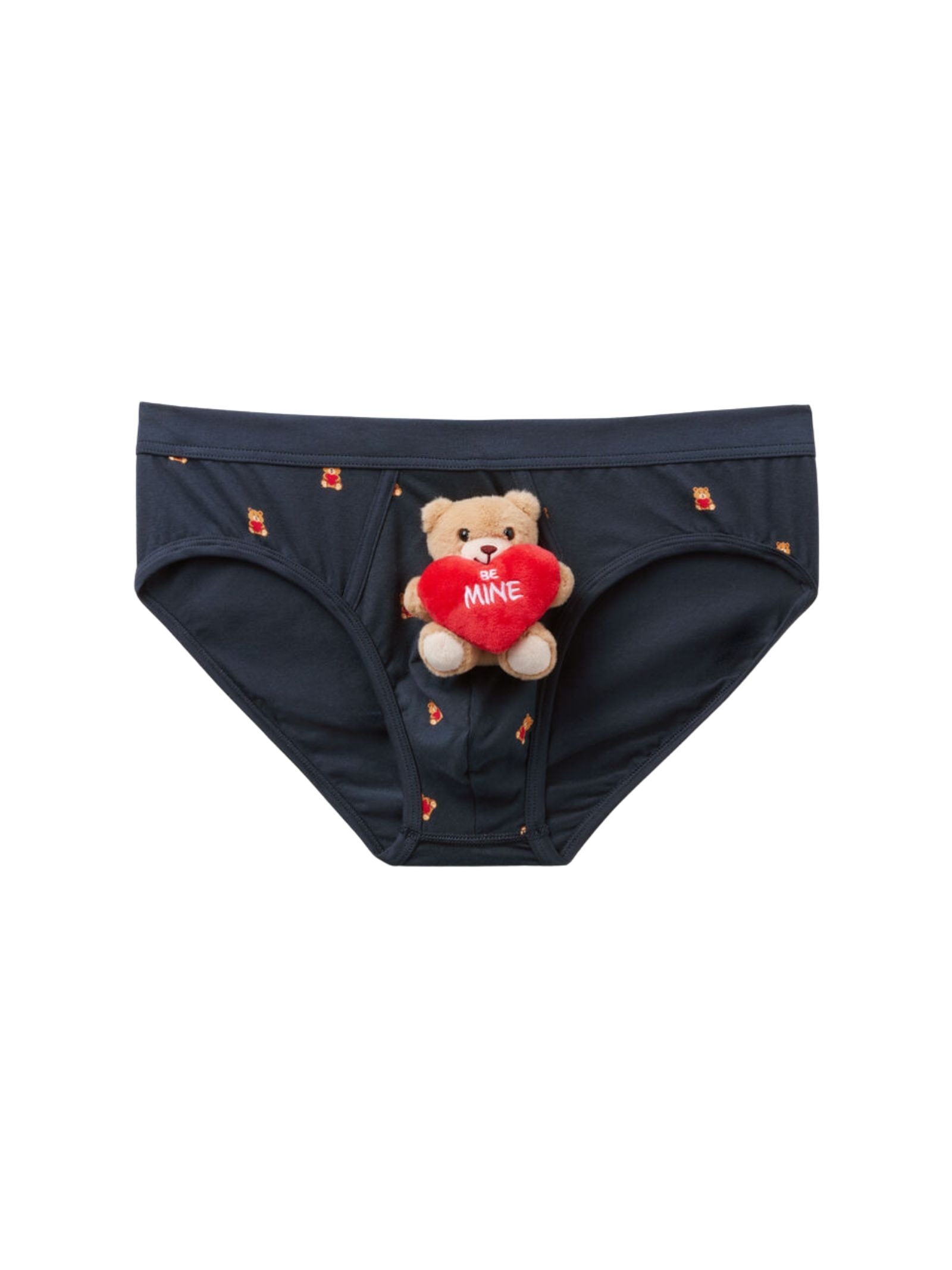 Cueca Slip Em Algodão Supima Com Pelucía Be Mine Azul Intimissimi