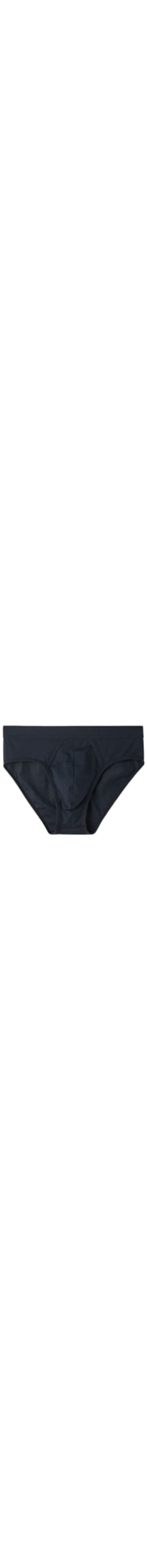 Cueca Slip Em Algodão Supima Natural Fresh - Azul
