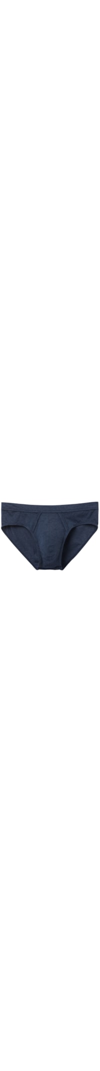 Cueca Slip Em Algodão Supima Natural Fresh - Azul