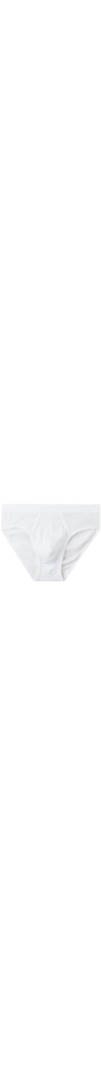Cueca Slip Em Algodão Supima Natural Fresh - Branco