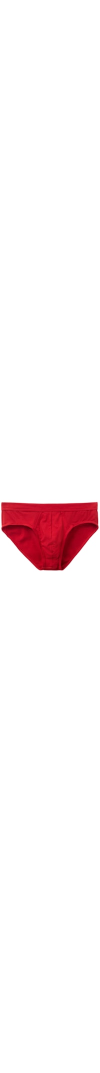 Cueca Slip Em Algodão Supima Natural Fresh - Vermelho
