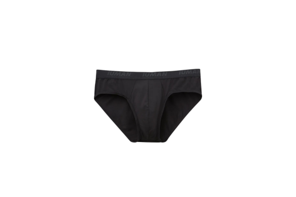 Cueca Slip Em Microfibra Com Logótipo - Preto