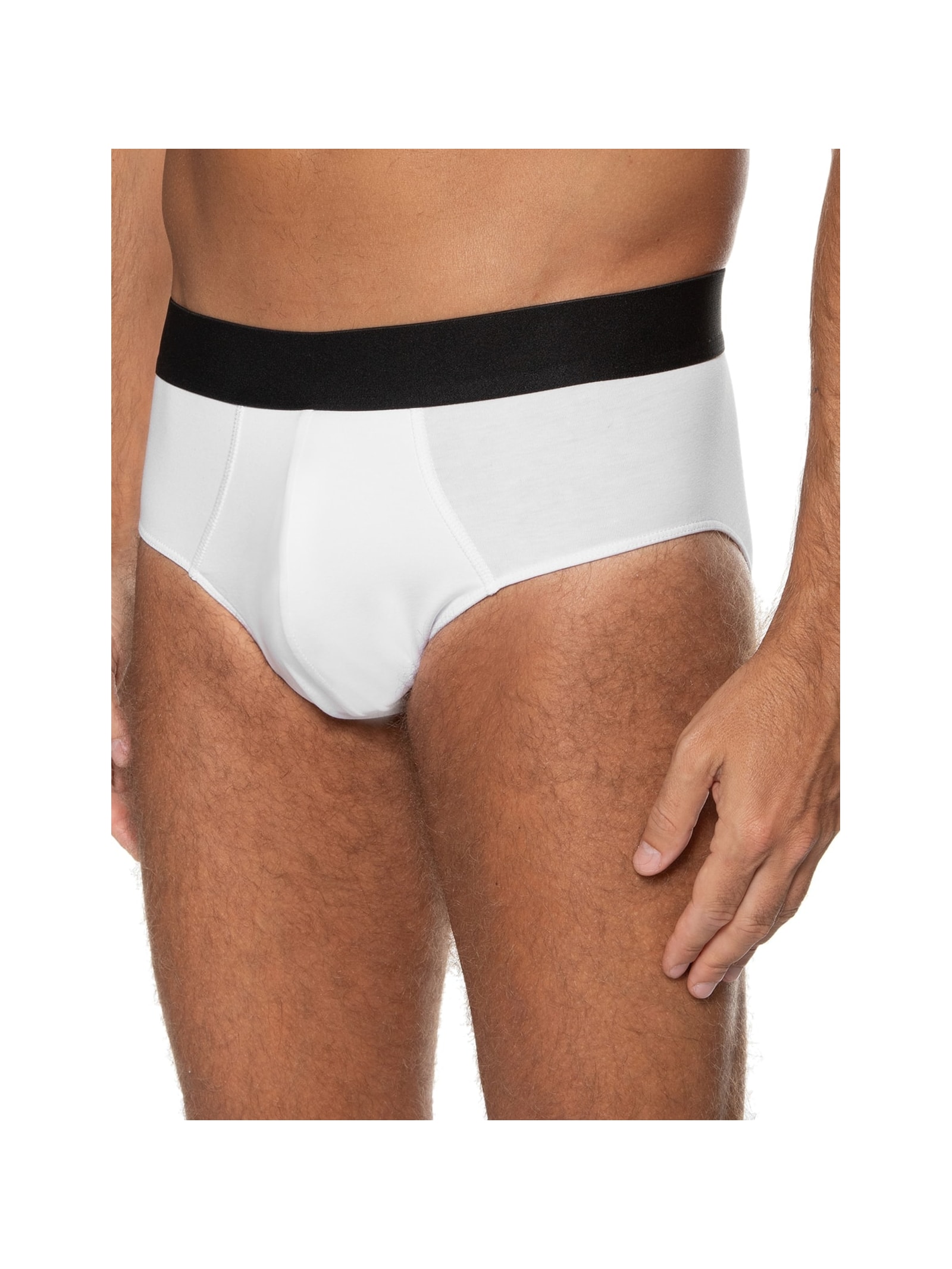 Cueca Slip Pima Branco '2 Essential