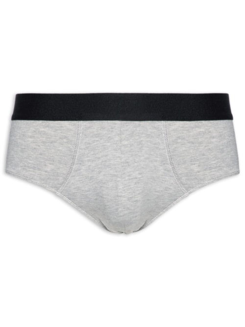 Cueca Slip Pima – Cinza