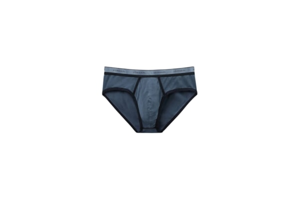 Cueca Slip Washed Collection Em Algodão - Azul