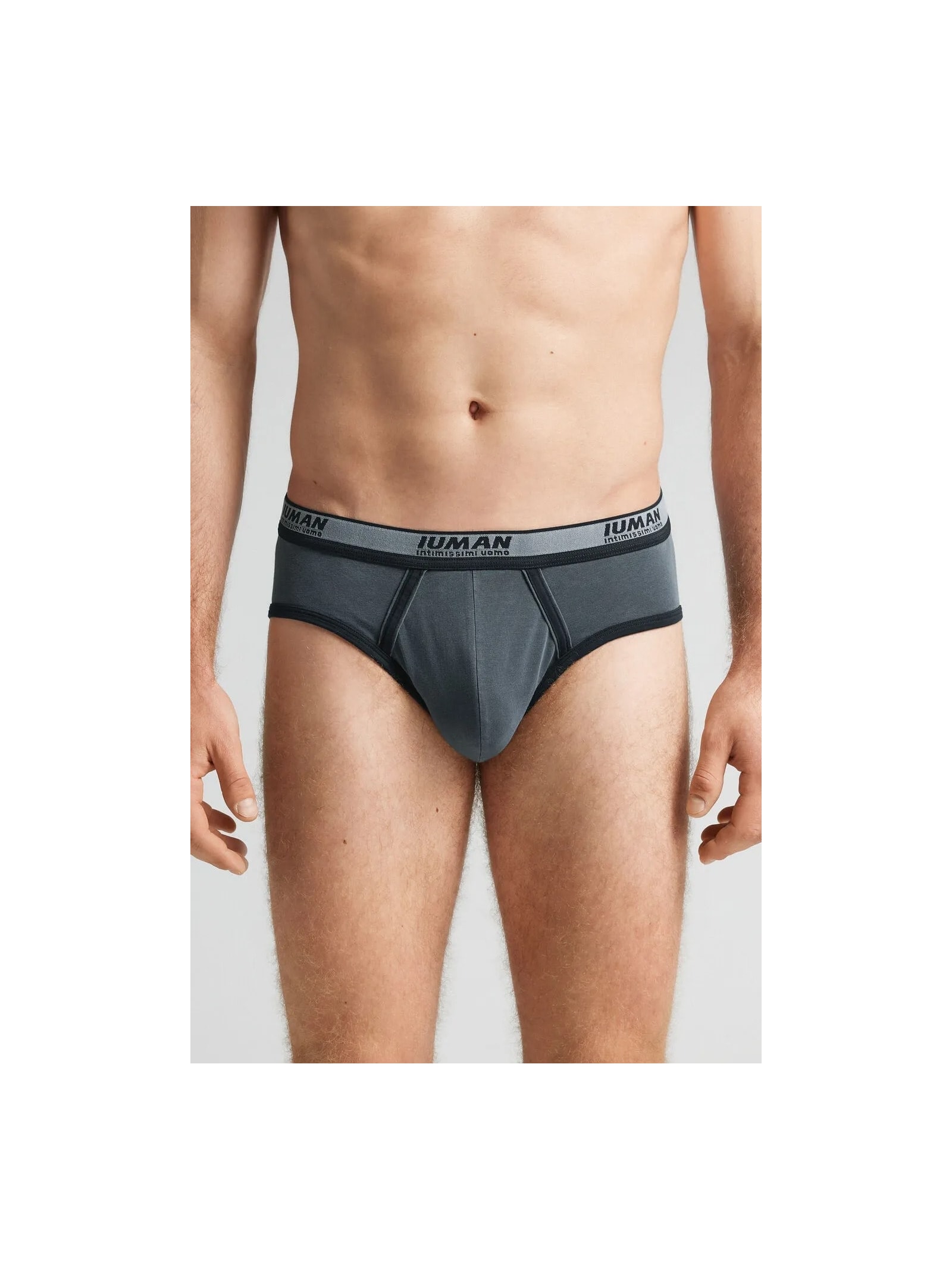 Cueca Slip Washed Collection Em Algodão Supima Azul Intimissimi
