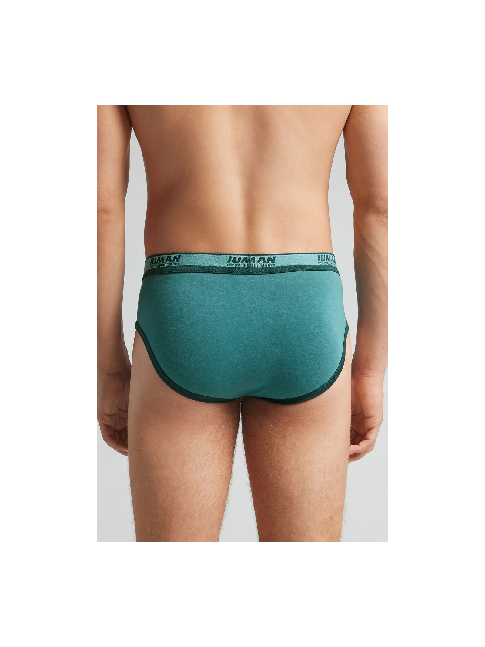 Cueca Slip Washed Collection Em Algodão Supima Verde Intimissimi