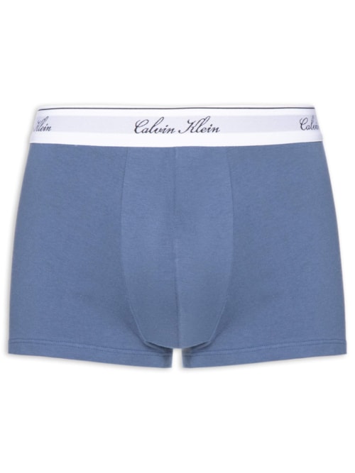 Cueca Trunk Algodão Icon Script – Azul