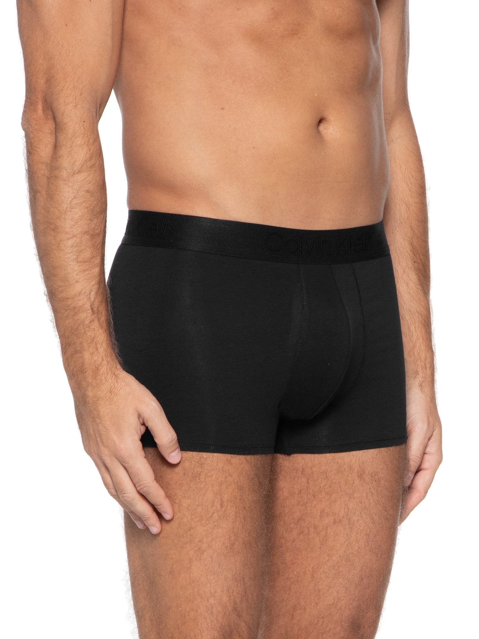 Cueca Trunk Cotton Pure Preto Calvin Klein Underwear