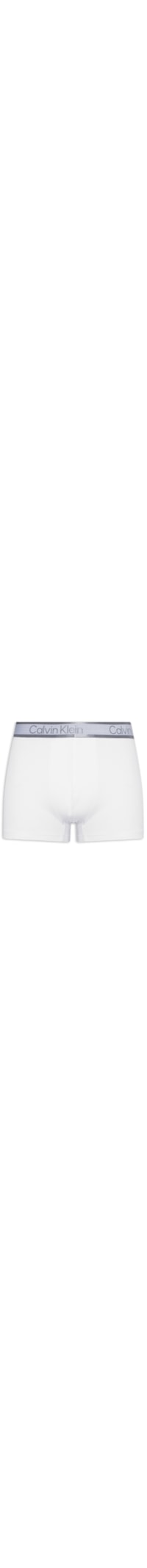 Cueca Trunk Cotton Tonal Logo - Branco