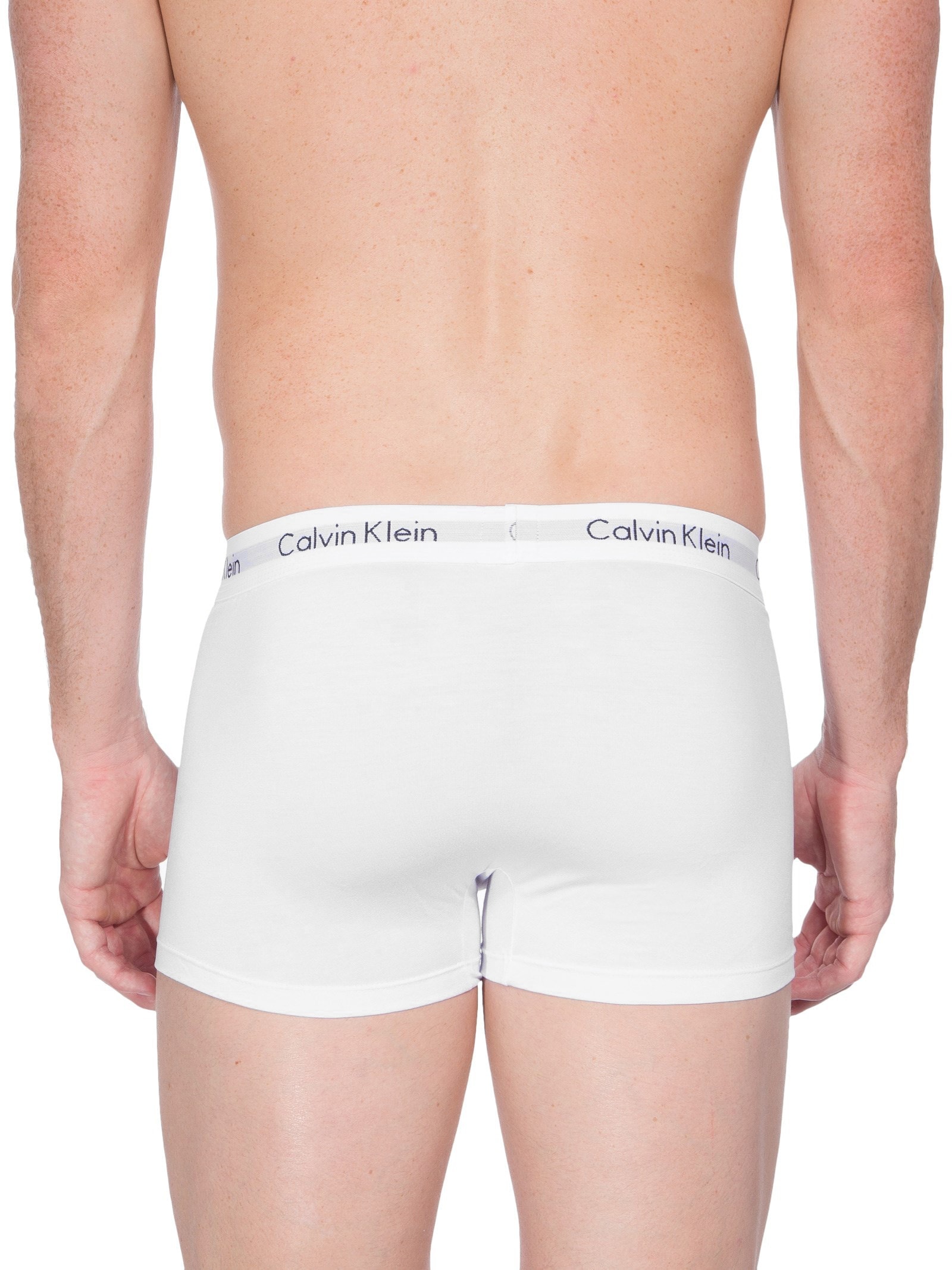 Cueca Trunk De Modal Branco Calvin Klein Underwear