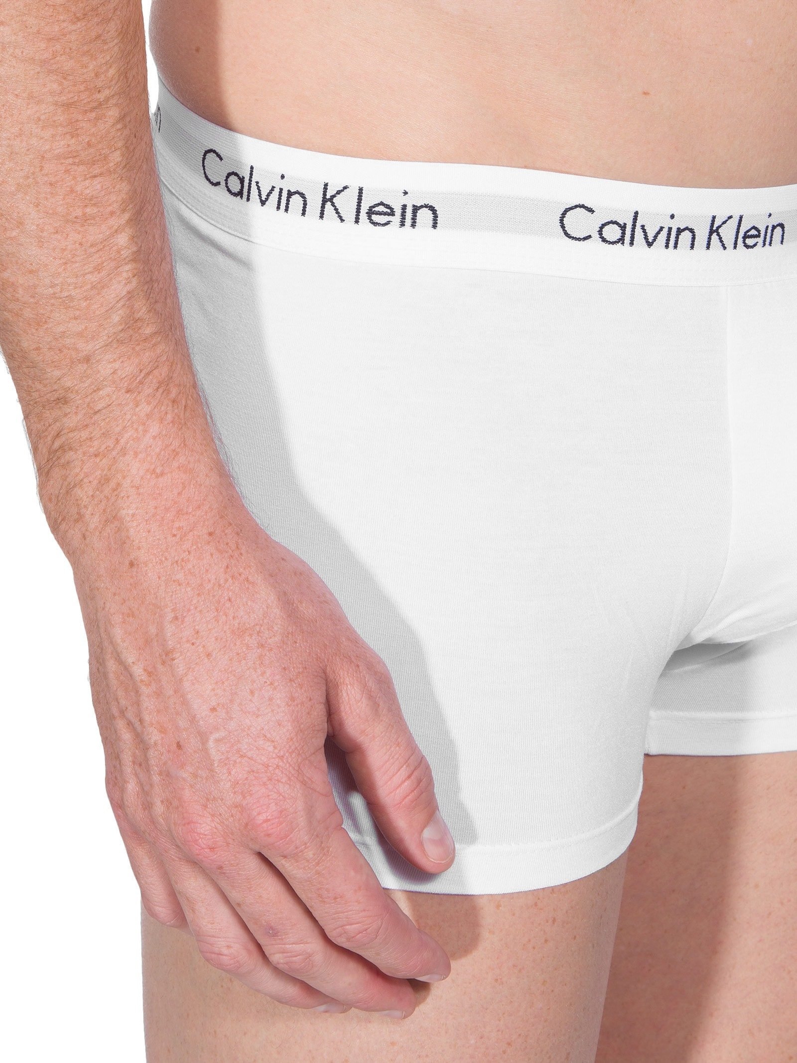 Cueca Trunk De Modal Branco Calvin Klein Underwear