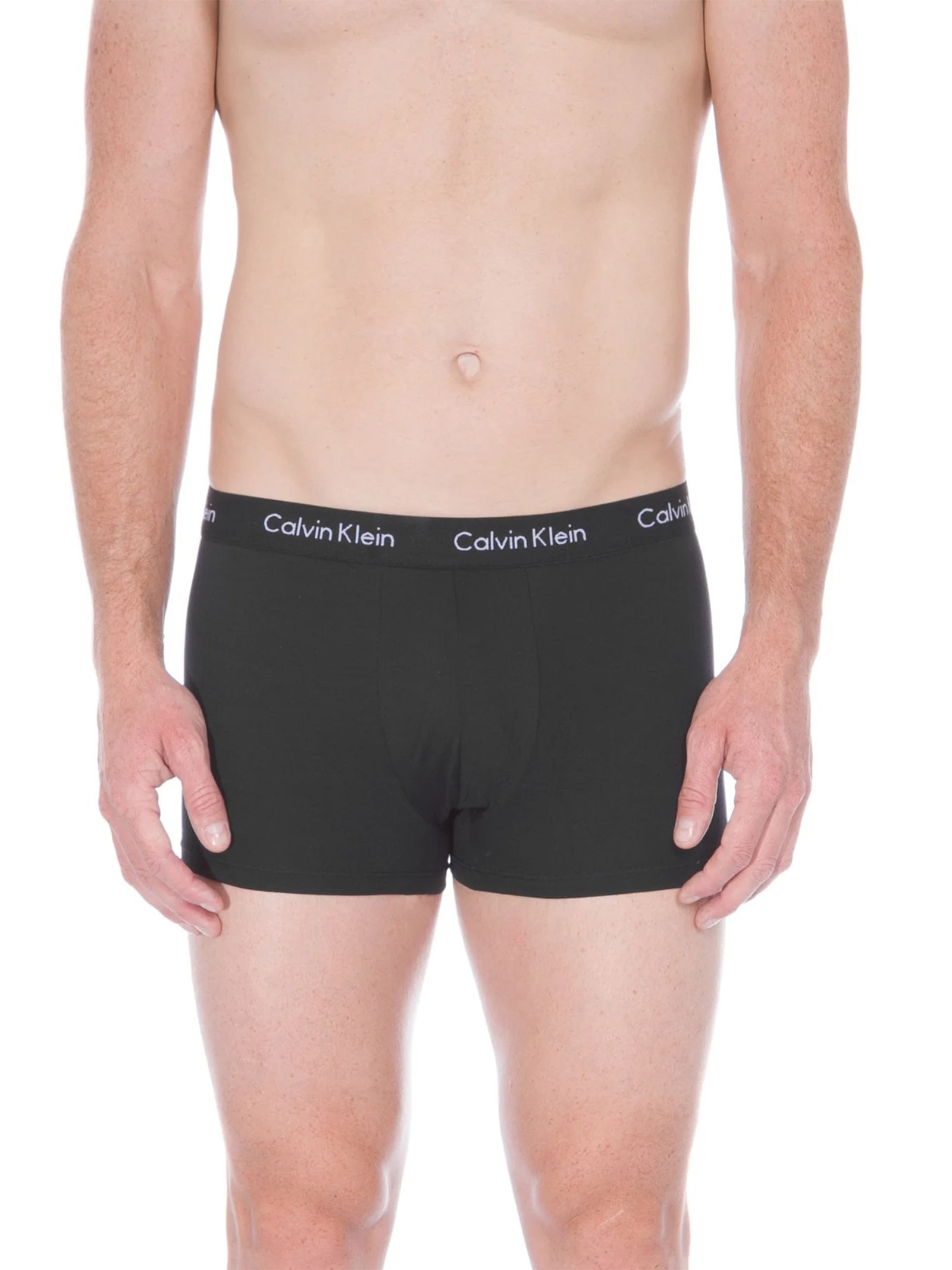 CUECA TRUNK DE MODAL PRETO  Calvin Klein Underwear