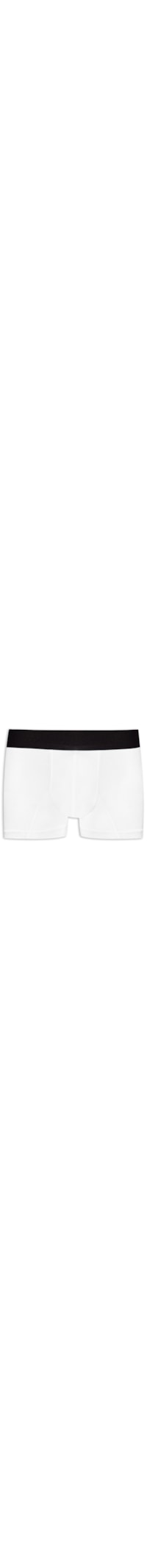 Cueca Trunk Elástico Pima - Branco