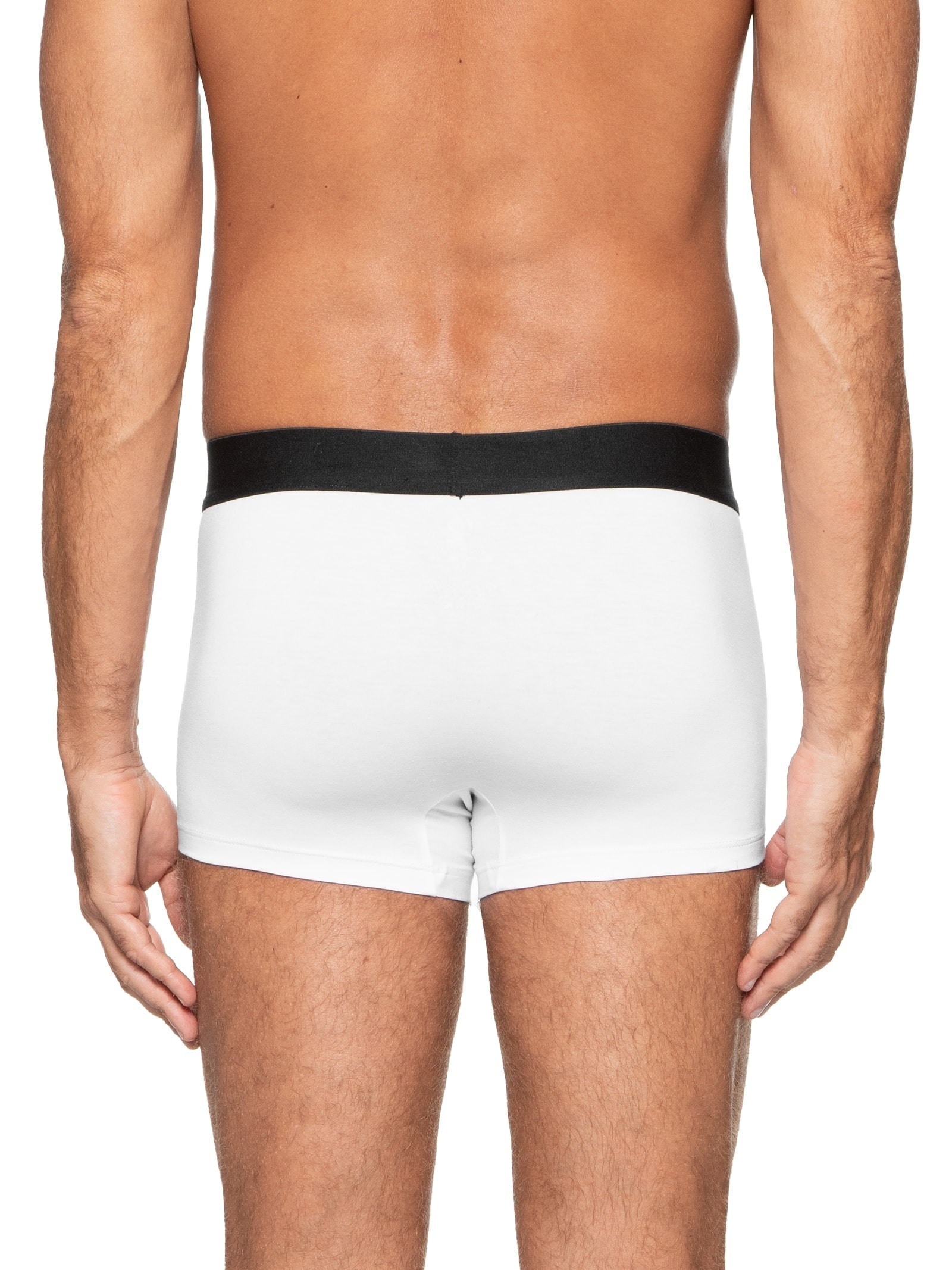 Cueca Trunk Elástico Pima Branco '2 Essential