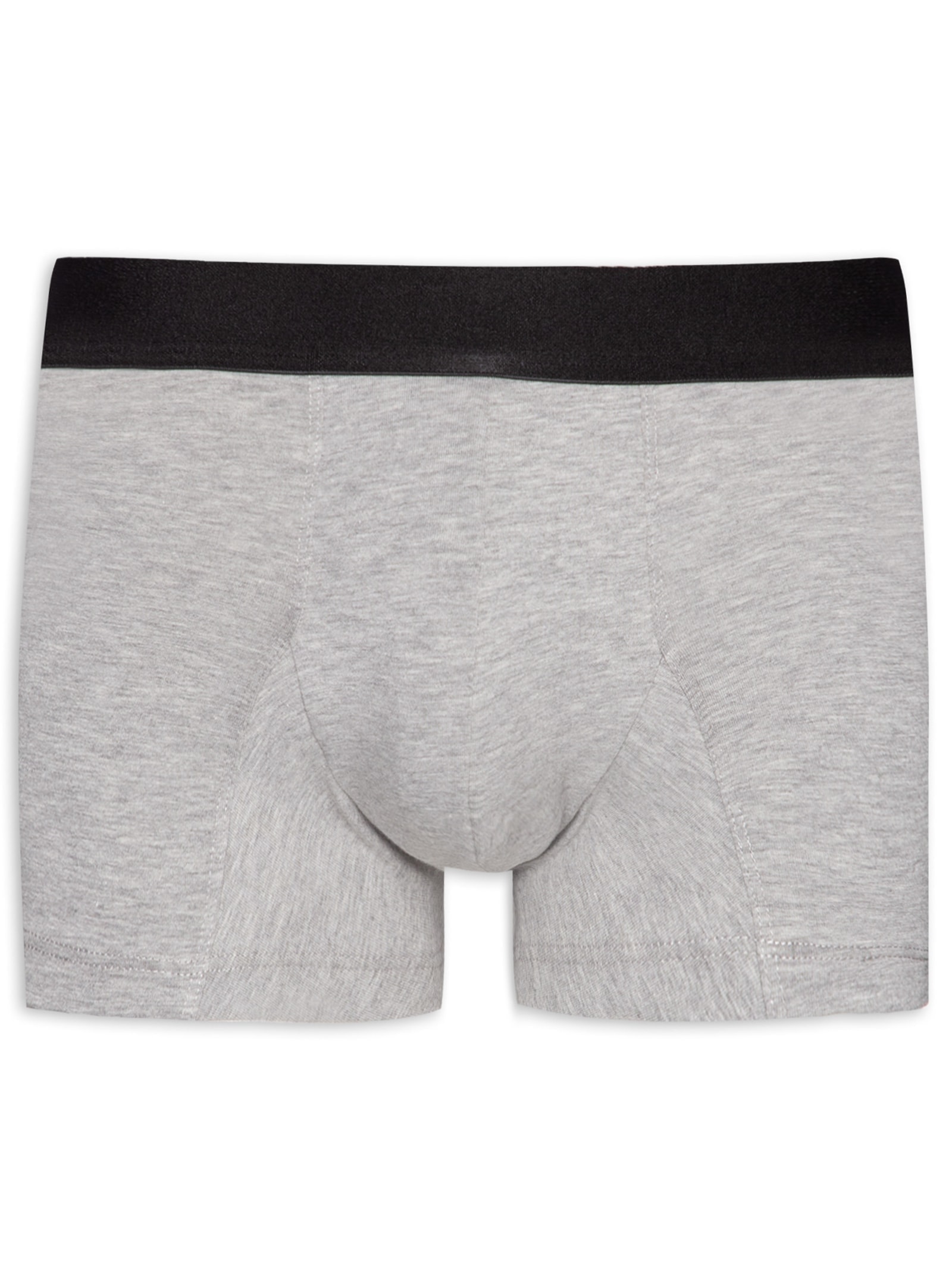 Cueca Trunk Elástico Pima Cinza '2 Essential