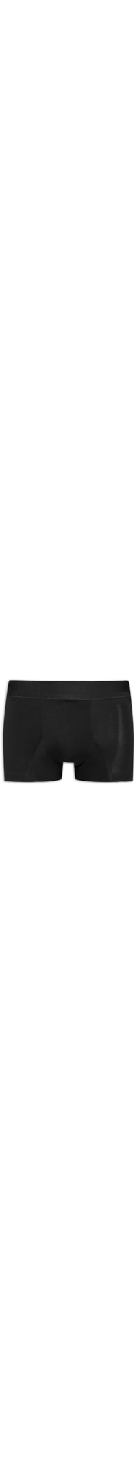 Cueca Trunk Elástico Pima - Preto
