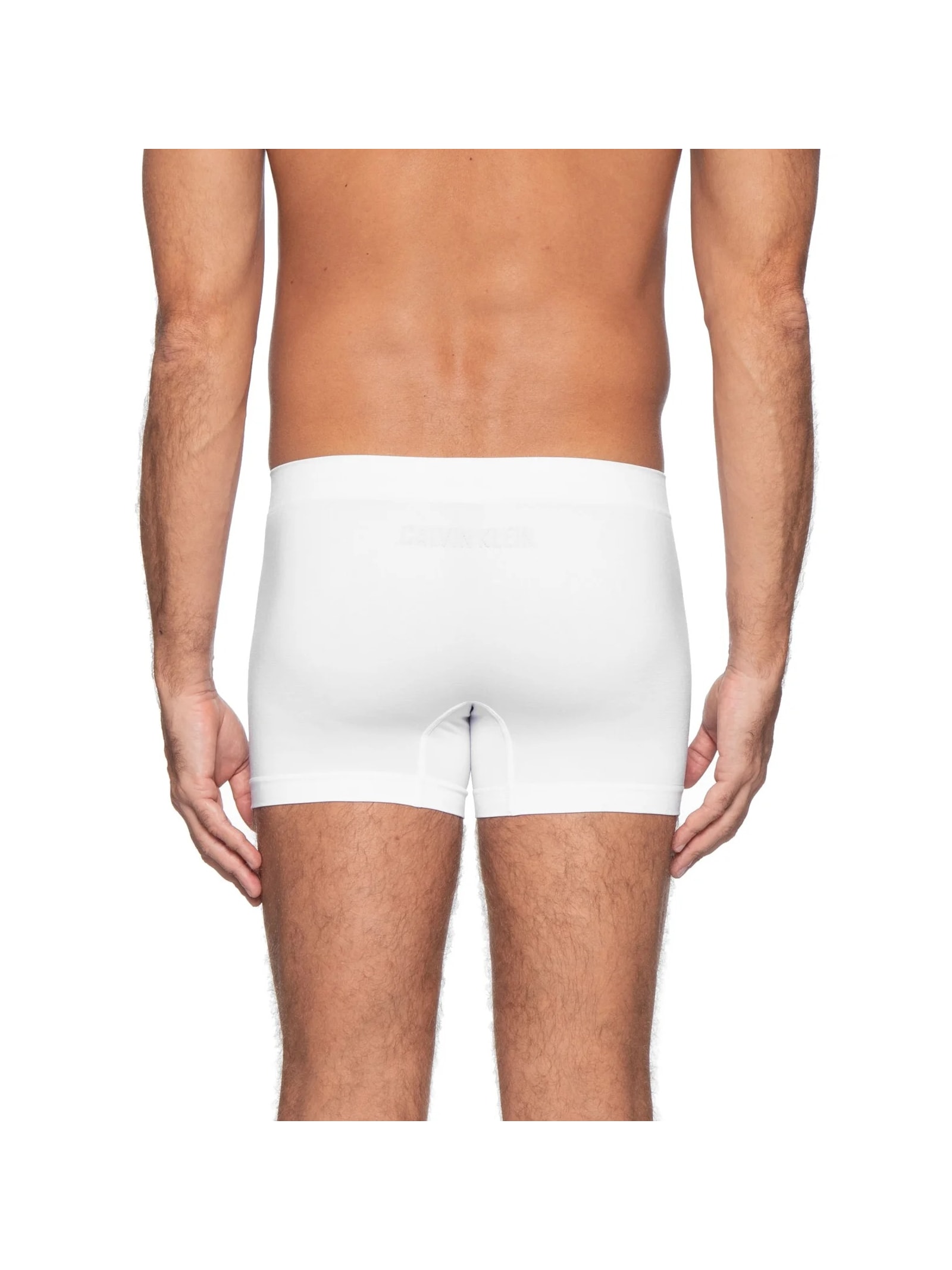 Cueca Trunk Intense Power Seamless Branco Calvin Klein Underwear