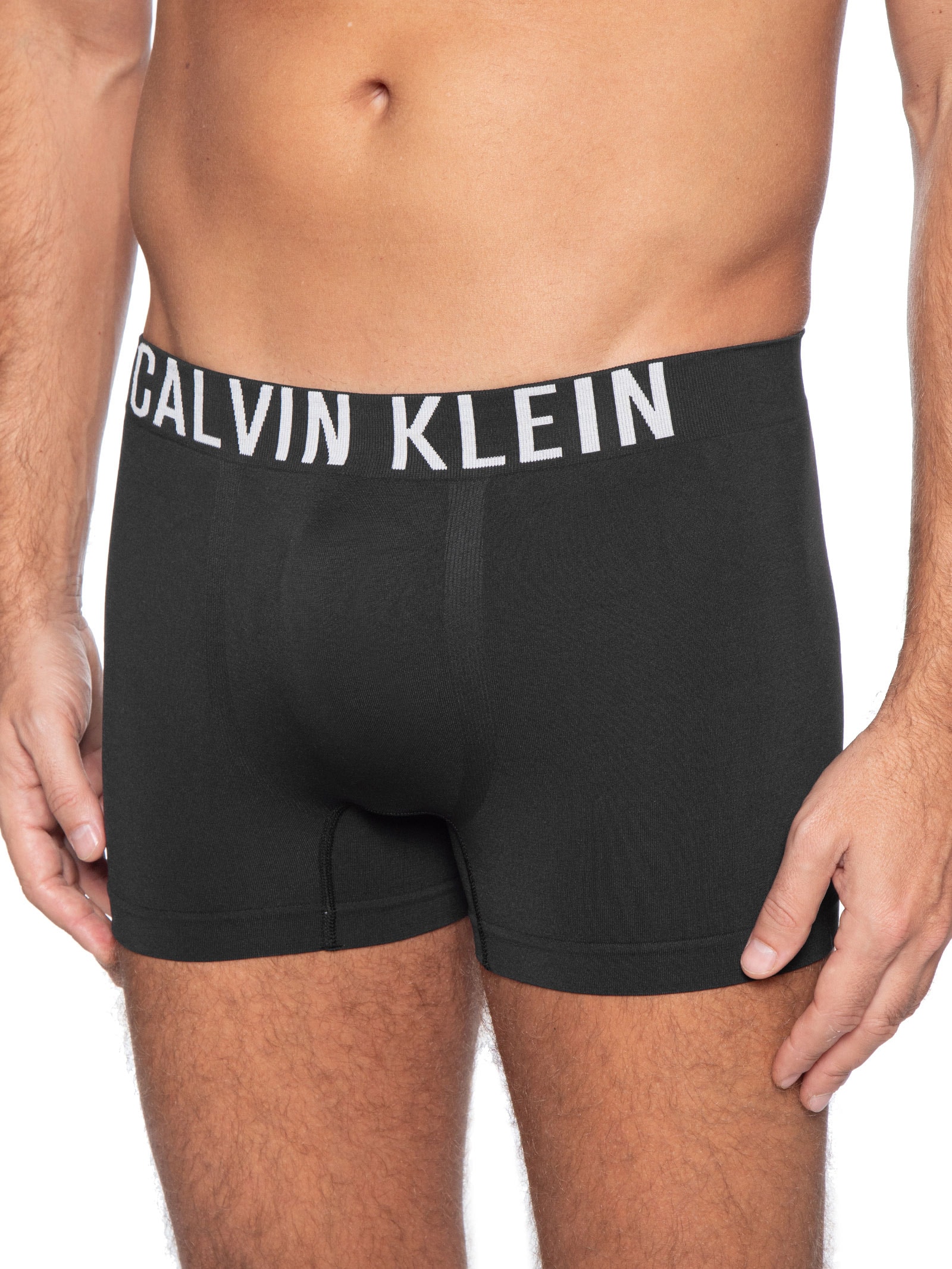 Cueca Trunk Intense Power Seamless Preto Calvin Klein Underwear