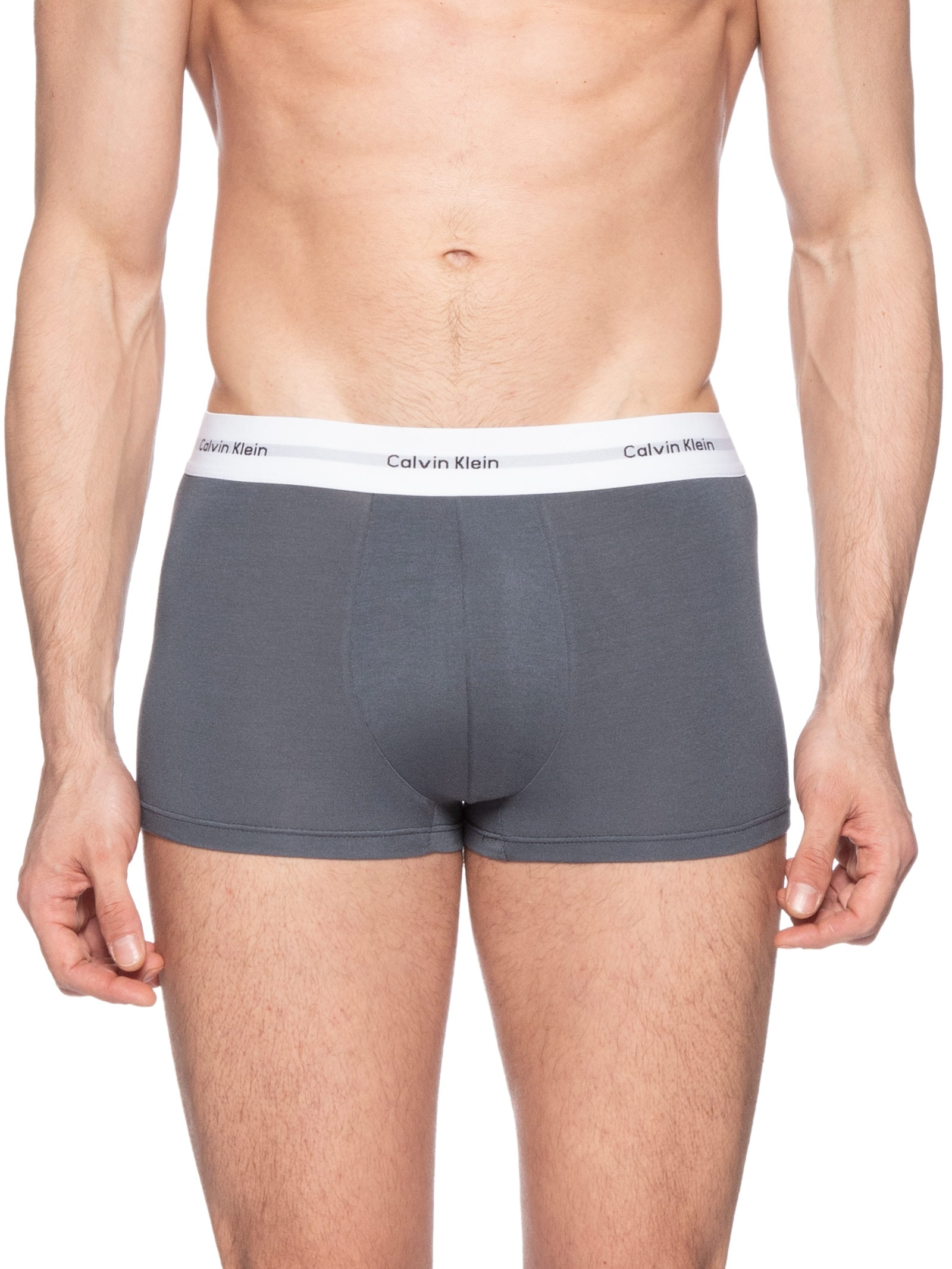 Cueca Trunk Modal Modern Logo Cinza Calvin Klein Underwear
