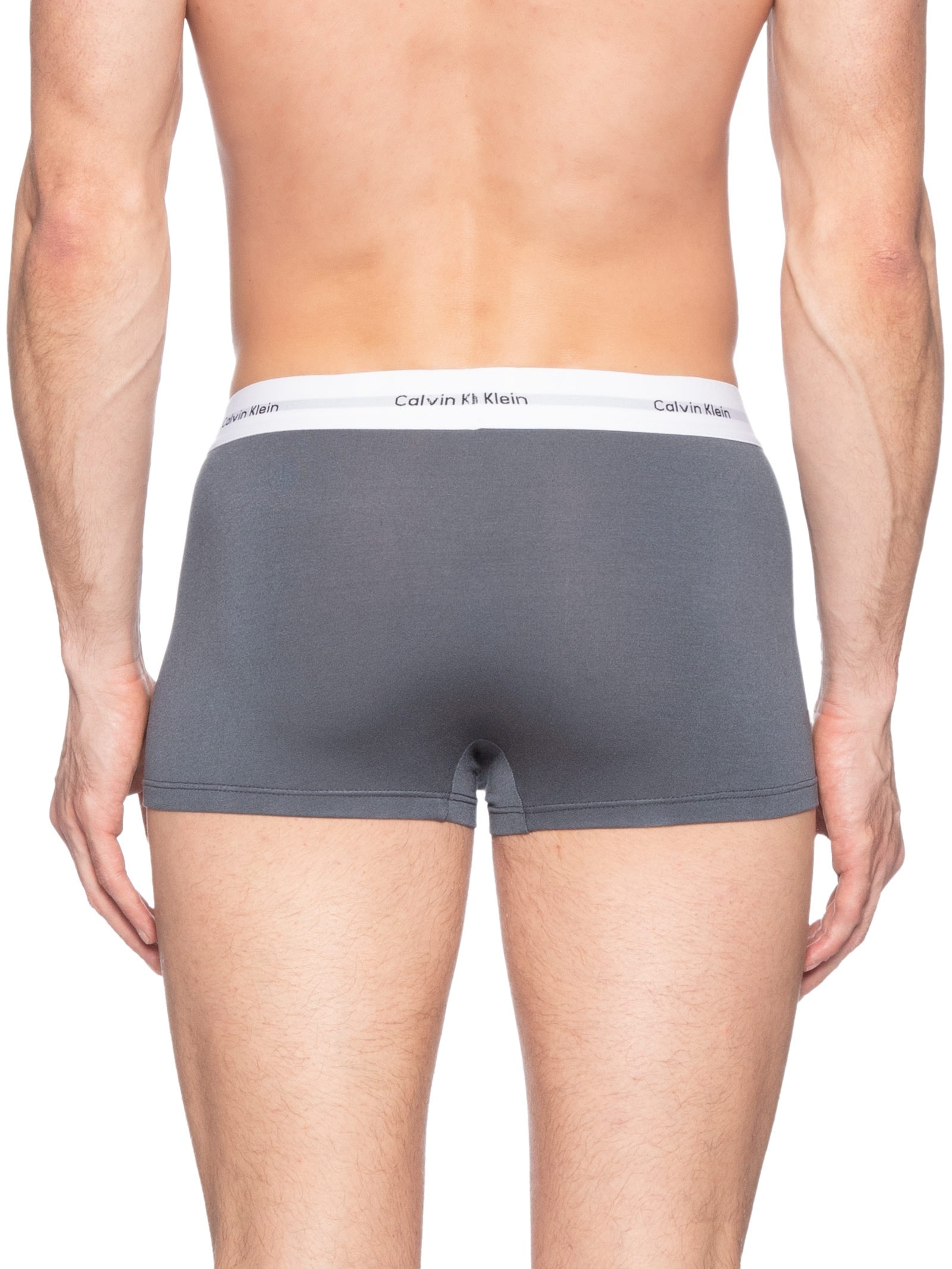 Cueca Trunk Modal Modern Logo Cinza Calvin Klein Underwear
